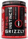 Grizzly Nutrition True Instincts 300 Grams Advanced Pre Workout Powder Supplement for Men & Women | Energy, Focus & Muscle Pump Formula with L-Citrulline, Beta Alanine, Creatine, Theanine & Caffeine +11 Researched Performance Boosters, Spanish Strawberry
