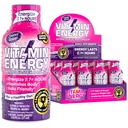 Vitamin Energy Mood+ Energy Shot – Tropical Berry – 100% DV B-Vitamine & 260mg Pflanzenbasierte Koffein – Zero Calories, Sugar-Free, Vegan, Non-GMO – Mood & Energy Support – 1.93 fl oz, 12-Pack