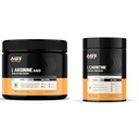 MyFitFuel L Arginine Alpha-Ketoglutarate (AAKG) Pre Workout Powder | 100gm (Unflavoured) | MyFitFuel L-Carnitine L-Tartrate (1500mg) 120 Capsules