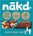Nakd's Raw Fruit and Nut Bars Salted Caramel, 4 Bars