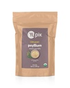 Yupik Organic Whole Husk Psyllium 8.8 Oz, 95% Reinheit, lösliche Faser, USDA Zertifiziert, Non-GMO, Kosher, Glutenfrei, Sugar-Free & FatFree, Unflavored, Plant-Based, Ideal für Oatmeal & Getreide