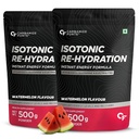 Carbamide Forte Isotonic Powder | Pre Workout Supplement For Men And Women| Instant Energy Drink for PreWorkout | Electrolytes Powder with added BCAA & L Glutamine - WaterMelon Flavour - 500g (Pack of 2)