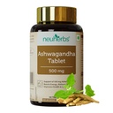 Neuherbs Ashwagandha 500mg Tablets for Men & Women - 60 Count | Supports Stress Relief, Energy, Immunity, Strength & Sleep Cycle | Ayurvedic Herbal Formula for Daily Wellness