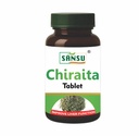 Sansu Chiraita Tablet 60tab, Chirata Capsules, Supports Skin Health & Daily Wellness | Ayurvedic Skin Cleanse | Natural Plant-based | Chirata Tablets