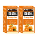 Baidyanath Isabgol Orange Lax - 250 gm (Pack of 2) | Isabgol Husk | Psyllium husk | Natural Constipation Relief |
