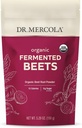 Dr. Mercola Organic Fermented Beet Powder - Beet Root Powder zur Unterstützung von Zirkulation, Fokus & Energie - Non-GMO, Soy-Free & Gluten-Free - 30 Portionen