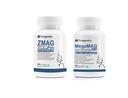 Trexgenics ZMAG PLUS & MegaMag Combo (Zinc and Magnesium Bisglycinate, B6 and D3 + Magnesium Bisglycinate for Sleep, Relaxation, Recovery, heart, stress (60 + 60 Veg Capsules) (Pack of 1 Combo)