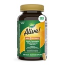 Nature's Way Alive! Max3 Potenz Erwachsene komplett Multivitamin, hohe Potenz B-Vitamine zur Unterstützung von Energie Metabolismus*, mit methylierten B12 und Folate, keine hinzugefügt Eisen, 180 Tabletten