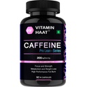 Caffeine 200mg Capsules | Pre Workout Supplement for Men & Women | Caffeine Anhydrous 200mg | Energy, Focus & Alertness Support | Pre Workout Capsules | 60 Capsules by VitaminHaat