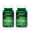 Sheopals Green Coffee Extract Capsules – 60 Veg Caps | With Chlorogenic Acid & Antioxidants | Natural Weight Management & Detox Support for Men & Women (2 Packs)