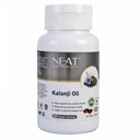 NEAT EVERYDAY Kalonji Oil Softgel Capsules 500mg Per 2 Capsule Jar | Cold pressed Black Seed Oil Capsule Support Kidney Function, Regulate Blood Sugar | Nigella Sativa 60 Capsules