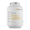 Healthfarm Muscle Gainer with High Protein and Carbs | Helps Gain Muscle Mass & Body Weight (Vanilla, 3kg-6.6 lbs)