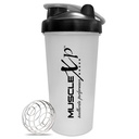 MuscleXP Gym Shaker, Perfect For Gym | BPA-Free, For BCAA, Protein Mixer & Whisk Ball, 600ml