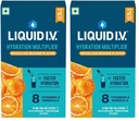 Liquid I.V.™ Hydration Multiplier™ - Brazilian Orange|6 Sticks : 3 LTRS| Hydration Drink Mix 16g (Pack of 2)