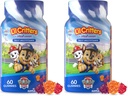 L’il Critters Paw Patrol Gummy Vites Daily Gummy Multivitamin für Kinder, Vitamin C, D3 für Immununterstützung Kirsche, Orange und Blaubeer Flavors, 60 Gummi (Pack von 2)