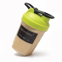 Plastic Gym Shaker Bottle, Leakproof Sipper Bottle Ideal for Protein, Preworkout and Bcaas, BPA-Free Material, 300 ML (Ryobix Green)