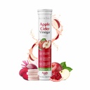 Sainebio Apple Cider Vinegar Effervescent Tablets - 500mg with Pomegranate, Beet Root & B-Vitamins | Supports Weight Management Liver Detox, Digestion, Liver Cleanse, Energy & Metabolism | 20 Tablet - Pack Of 1