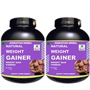 Natural Weight Gainer | Muscle Gain Supplements | Ayurvedic Product | Flavor Strawberry | Pack of 2