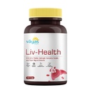 Vayas Liv-Health Liver Detox Capsules – 60 Veg Capsules – With 70% Silymarin and Powerful Herbal Extracts – Liver Support for Men & Women | Pack of 1