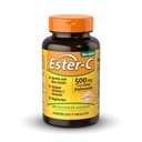 American Health Ester-C 500 mg mit Citrus Bioflavonoids - 120 vegetarische Kapseln - 24-Stunden Immununterstützung - Non-GMO, Vegan, Glutenfrei - 60 Portionen