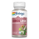 SOLARAY CircuLegs mit Pferd Chestnut Extract, Gotu Kola, Metzgers Broom, und mehr, Zirkulation und Vein Unterstützung für gesunde Beine, 60-Tage Garantie, Lab Verified (30 Serv, 60 VegCaps)