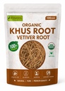 Khus Root (Vetiver Root) Whole | Premium Natural Drinking Water Infusion | Edible Quality Khus Ki Jad | Chemical-Free Dried Vetiver Roots | Herbal Cooling Water | Product of India