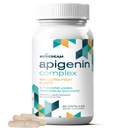 Apigenin Ergänzung für Erholung und Entspannung - 50mg Apigenin pro Kapsel mit Magnesium Glycinat 275mg L-Theanin 100mg GABA 100mg - 98% Ultra-High Purity