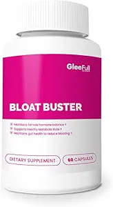 GleeFull ergänzt Bloat Buster - Bloating Relief für Damen - Gut Health Supplement (1 Pack, 60 Count)