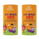 Eye Health Kids Gummies 30 Natural Gummies (Pack of 2) | Mixed Fruit Flavour Vision Support Supplement for Children | With Lutein, Zeaxanthin, Astaxanthin & Vitamins A and C | Supports Eye Nutrition, Healthy Vision & Digital Screen Wellness | No Artificial Colors | Easy Chewable Gummy Format