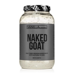 NAKED Goat Vanille Protein Powder - Weide Fed Goat Whey Protein Pulver aus Small-Herd Dairies - Nur 3 Inhaltsstoffe - GMO Free, Soy Free - All Natural - 23 Gramm Protein - 25 Portionen