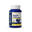 Aayush Wellness Brain Fuel Capsules With Ashwaganda, Brahmi, Turmeric (Curcumin) & Gotu Kola | For Stress And Anxiety Relief | Supports Blood Circulation, Focus & Boosts Memory - 60 Capsules