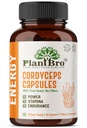 Cordyceps Militaris Extract 30 Capsules - For Stamina, Energy & Workout Recovery - Natural Pre-Workout Alternative for Men & Women - Vegan, Non-GMO, Lab Tested, FSSAI Certified