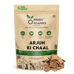 Namo - Arjun ki Chaal – 400g Arjuna Bark – To Support Heart Health & Promote Good Cholesterol | Ayurvedic Heart Health Support | Natural, Sun-Dried, Unprocessed |