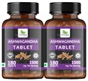 Ashwagandha Tablet - 180 tablets (Pack of 2) | Known as Withania somnifera, Indian ginseng, Ajagandha