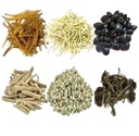 Ashwagandha Root, Safed Musli, Kaunch Beej, Shatavari, Gokhru ((Gokshura)) & Akarkara Whole 25gm Each (150gm)| Raw & Natural Herbal Ingredients Sabut