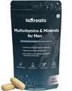Multivitamin for Men with Ashwagandha, L-Carnitine, Zinc & Magnesium (60 Tablets) | Daily Energy, Immunity, Muscle & Performance Support | Multivitamin Tablets for Men