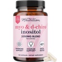 Myo-Inositol & D-Chiro Inositol für Hormon Balance für Frauen | Fertilität, Ovarian Health & Cycle Support | Ideal 40:1 Ratio, Myoinositol 2000mg & D Chiro 50mg | Ovarian Support Vitamine | 120 Ct.