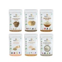 Pack Of 6 Different Powers i.e Akarkara, Gokhru, Safed Musli, Kaunch, Ashwagandha & Shatavari (100 grams pack each) = 600 grams Total