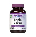 Bluebonnet Triple Boron 3 mg Trace Mineral Bone Unterstützung - Boron Ergänzung für Männer und Frauen mit Citrate Aspartate & Glycinate - Vegan, Non-GMO - 90 Vegetarische Kapseln, 90 Tage Versorgung