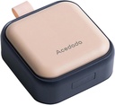 Kleine Pille Case, niedliche Pille Box - Acedada Travel Daily Pill Organizer, Portable Pretty Pill Container für Geldbeutel, Kompakte Medizin Halter für Vitamine, Fischöle, Beilagen, Rosa
