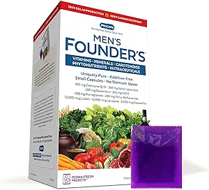 ANDREW LESSMAN Multivitamin-Mens Gründer 30 Pakete - Mehr als 40 Nährstoffe Plus Hohe Potenzen aller essentiellen Vitamine, Mineralien, Phytonutrients, Carotenoide. Einfach zu schwalben. Keine Zusatzstoffe