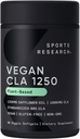 Sportforschung Vegan CLA - 1250mg mit aktiver konjugierter Linolsäure für Herren & Frauen | Non-GMO, Soy & Gluten Free - 80% (90 Softgels)