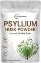 Mikro Zutaten Psyllium Husk Pulver, 2lbs (32oz) | Tägliche lösliche Faserergänzung | Indien Herkunft | Natürliche Präbiotika & Probiotika | Unterstützt VerdauungsgesundheitsNon-GMO, Keto Friendly, Vegan