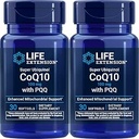 Life Extension Super Ubiquinol CoQ10 mit PQ, 30 Softgels (Pack von 2)