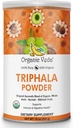 Bio Veda Triphala Pulver mit Amla, Haritaki, Bibhitaki Früchte - 100% Natürliches Ayurvedic Triphala Pulver - verbessert Immununterstützung, Verdauung, Colon Cleanse, Hautgesundheit - Vegan, Non-GMO - 16oz