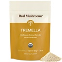 Echte Pilze Tremella Pilzpulver – Organische Tremella Extrakt aus Fruchtkörper – für tägliche Wellness Routine – Vegan, Non-GMO, keine Füllstoffe – 150 Portionen Pilzmischung ergänzt