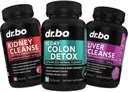 Colon, Kidney & Liver Cleanse Detox Support Supplement - 15 Tage Darmreiniger Pillen & Probiotic für Bloating & Daily Constipation Relief - Hilfe Blasenkontrolle, Urinary Tract & Gallbladder Gesundheit
