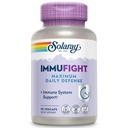 SOLARAY Immufight Maximum Daily Defense, All Day Immune Support, Vitamin C, Vitamin D, Zink, Probiotics, Monolaurin, Acerola & More, Vegan & Gluten Free, 60 Tage Garantie, 30 Servietten, 90 VegCaps