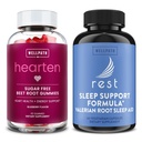 WellPath Beet Root Gummies (Sugar Free) 1500 mg – Blueberry Flavor for Blood Pressure Support and Rest Valerian Root Sleep Aid for Adults with Melatonin & L-Theanine - Natural Sleep Support, 60 Ct