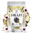 1400 MG Shilajit Gummies, Shilajit Pure Himalayan Organic Gummies mit Ashwagandha, Himalayan Shiilajit für Herren, 85+ Trace Minerals & Fulvic Acid, Individuell Wrapped, Sugar-Free, 60 Zähler